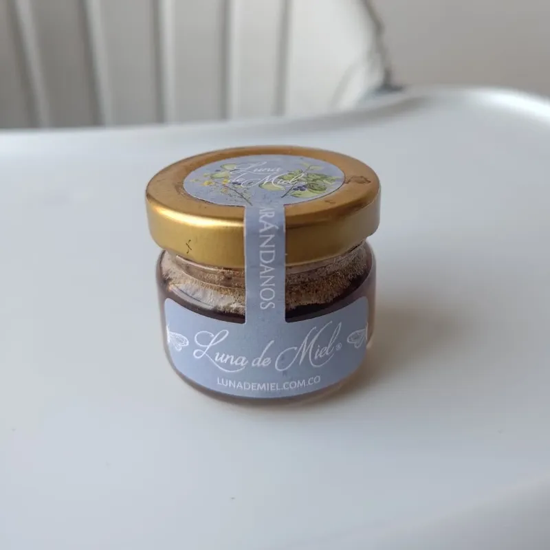 Honey jar product photo — original and AI-generated